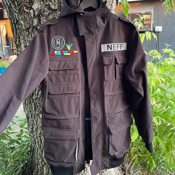 Neff Custom Threads Sarge Soft Shell Winter Snowboarding Jacket - Picture 2 of 7